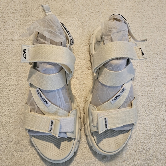 Palladium Pallacruise Sandals Size 8 White Chunky Streetwear Gorpcore Utility - Picture 4 of 8